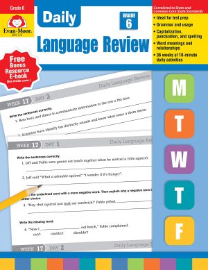 Daily Language Review 6 Evan-Moor