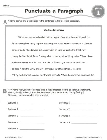 Grammar & Punctuation Grade 6+ - Image 3