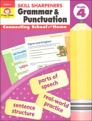 Skill Sharpeners: Grammar & Punctuation Gr 4 - Activity Book Evan-Moor