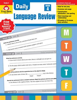Daily Language Review 4 Evan-Moor