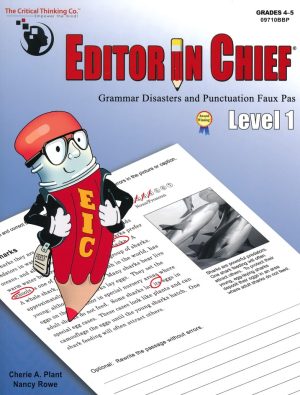 Editor in Chief Level 1