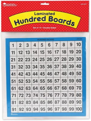 Laminated Hundreds Number Board