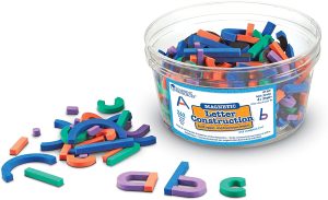 Magnetic Letter and Number Construction Activity Set
