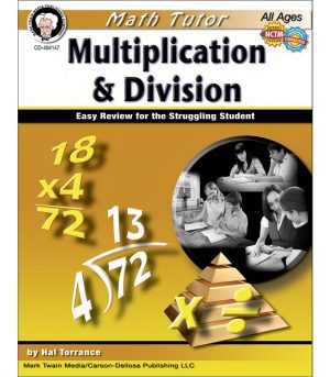Math Tutor: Multiplication and Division Resource Book Grade 4-12