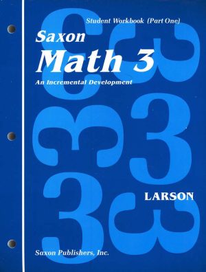 Saxon Math 3 Student Workbook Set 1st Edition