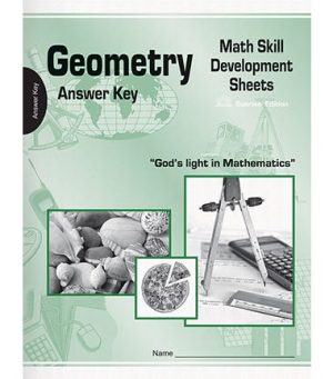 Geometry - Math Skill Development Sheets - Answer Key