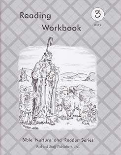 Rod and Staff Grade 3: Bible Nurture and Reader Series "Reading Workbook" - Unit 2