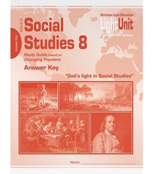 Social Studies 806-810 Answer Key