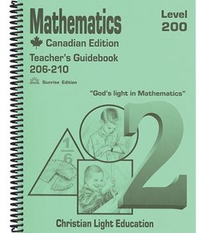 Canadian Math 206-210 - Teacher's Guide (with answers)