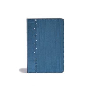 CSB On-The-Go Bible, Slate Blue Imitation Leather