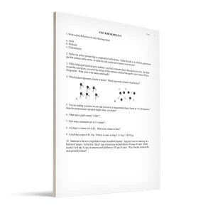 Physical Science, 3rd Edition, Test Pages