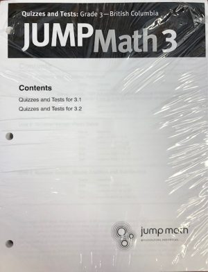 Jump Math 3 Quizzes and Tests