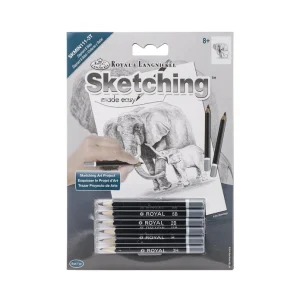 Mini Sketching Made Easy Kit - Elephant & Baby