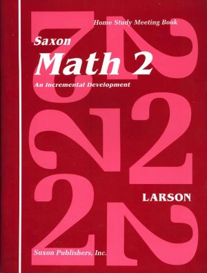 Saxon Math 2, Meeting Book