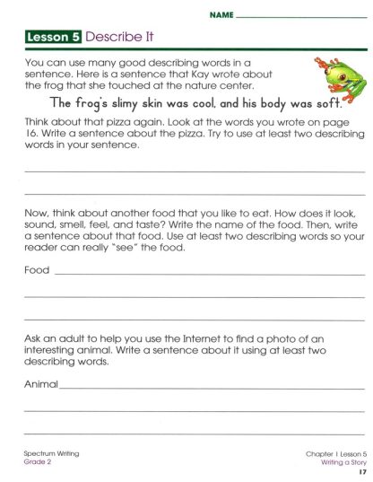Spectrum Writing Grade 2 - Image 3