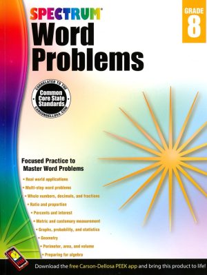 Spectrum Word Problems Grade 8