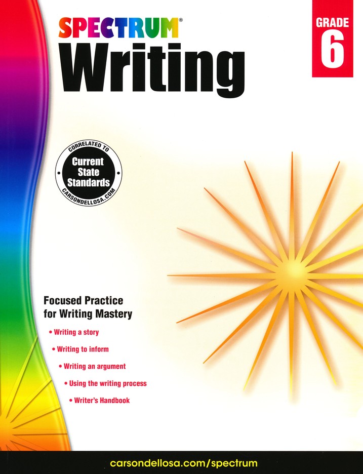 Spectrum writing grade 6 anchor academic services