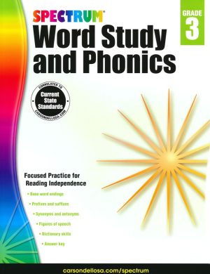 Spectrum Phonics & Word Study Grade 3