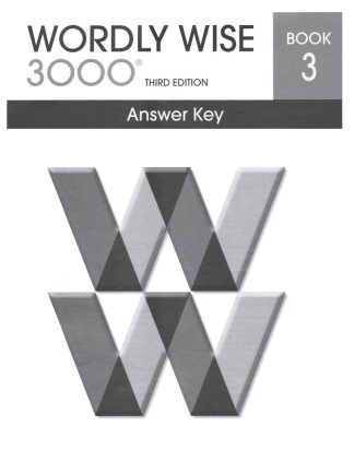 Wordly Wise 3000 3rd Edition Answer Key Book 3