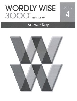 Wordly Wise 3000 3rd Edition Answer Key Book 4