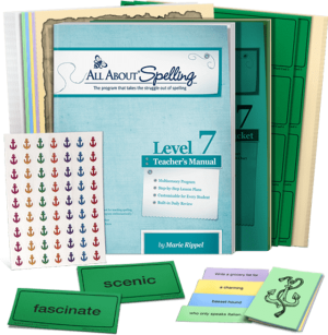 All About Spelling Level 7 Materials