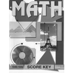 Latest Edition Math Key 1040-1042