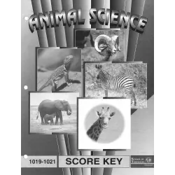 Animal Science Key 1019-1021